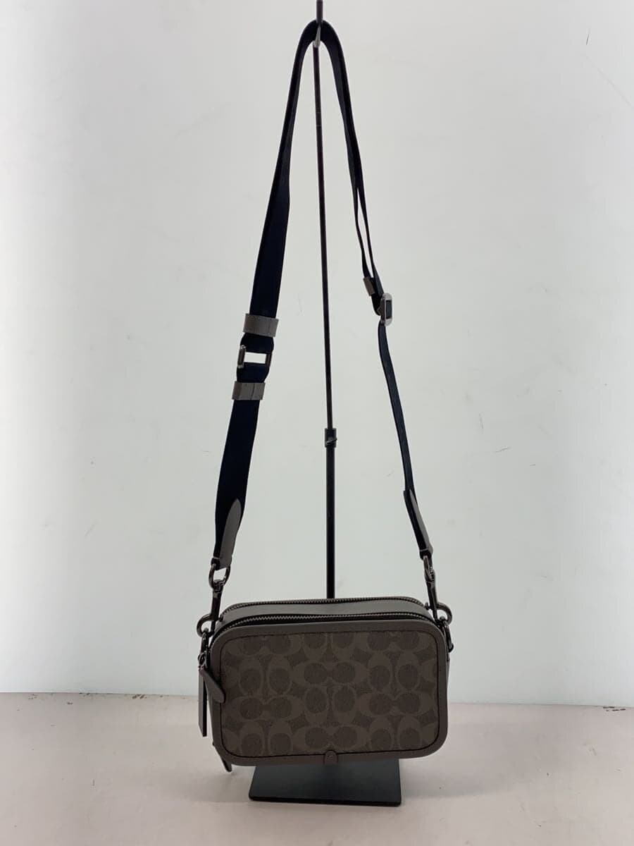 COACH Shoulder Bag PVC Gray Allover Pattern CW365 3