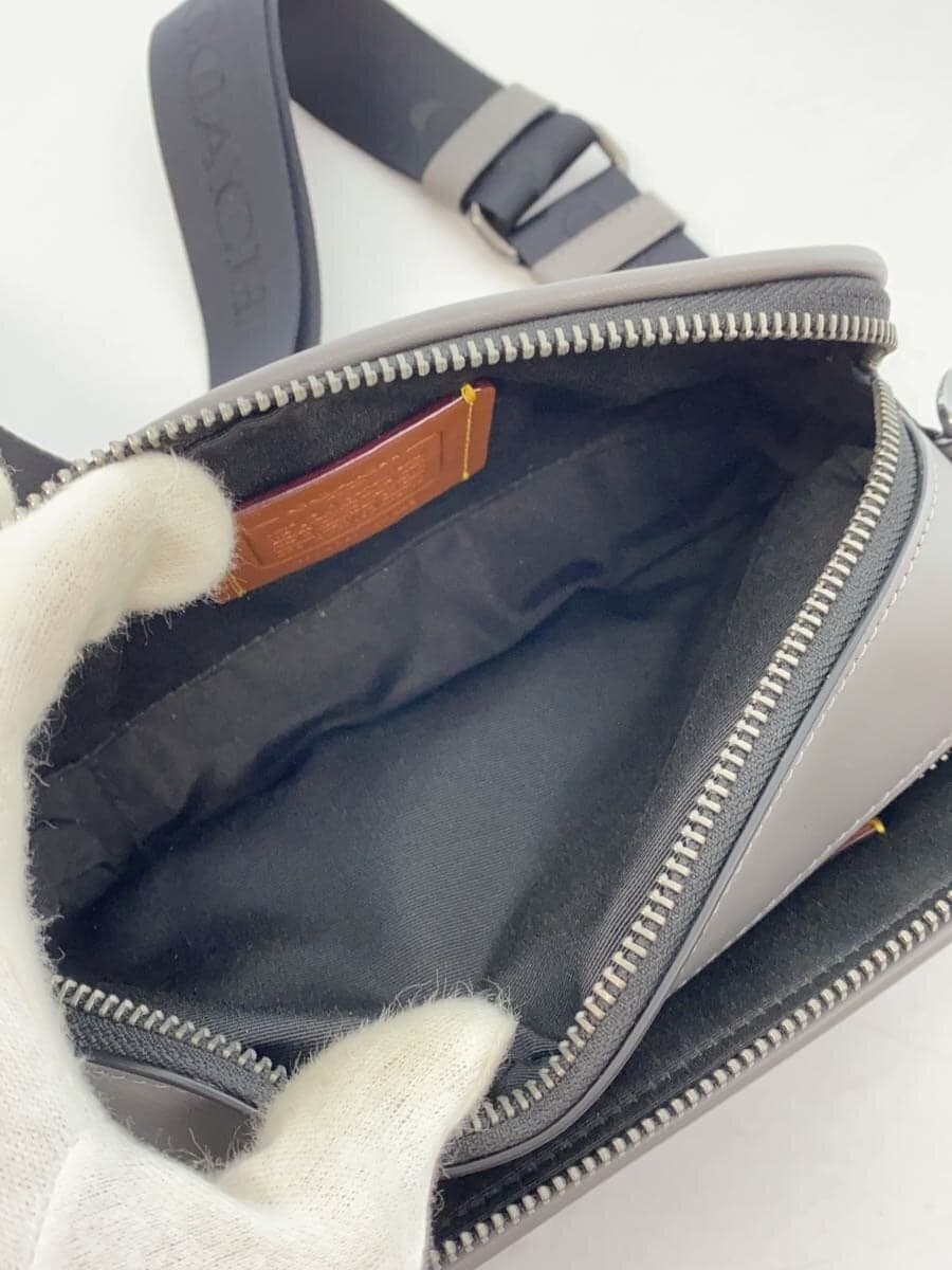 COACH Shoulder Bag PVC Gray Allover Pattern CW365 7