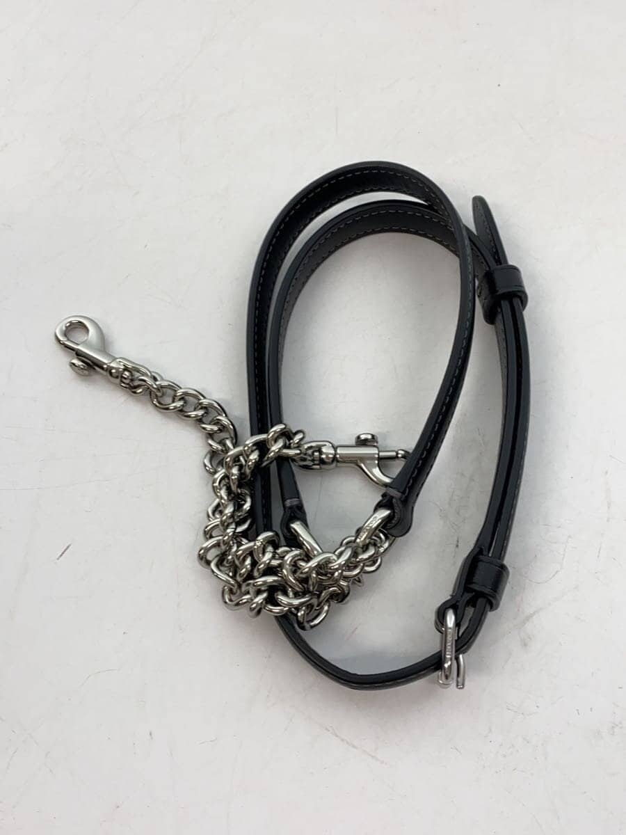 COACH Shoulder Bag Denim Black All-over Pattern CCZ47 8