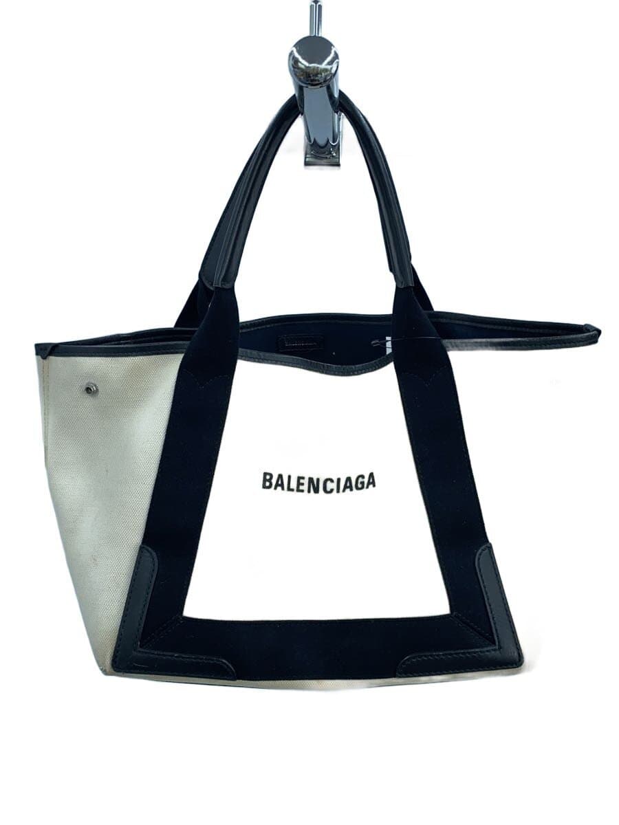 BALENCIAGA Cabas Tote Bag Canvas BEG