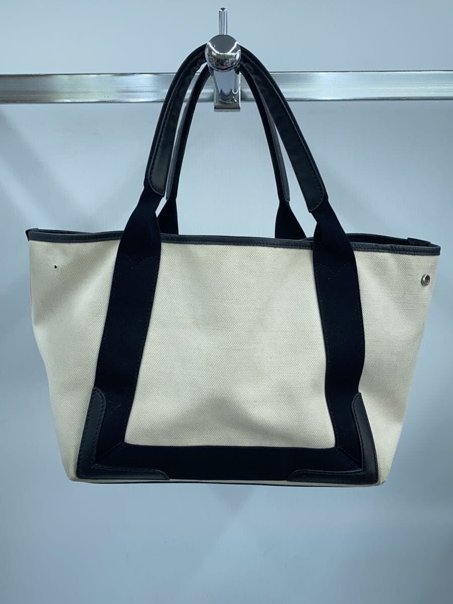 BALENCIAGA Cabas Tote Bag Canvas BEG 3