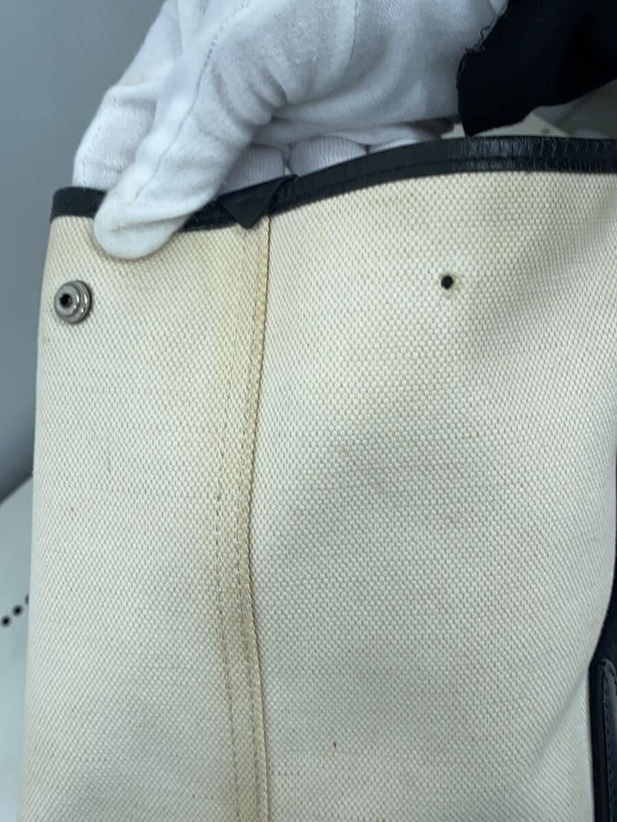 BALENCIAGA Cabas Tote Bag Canvas BEG 7