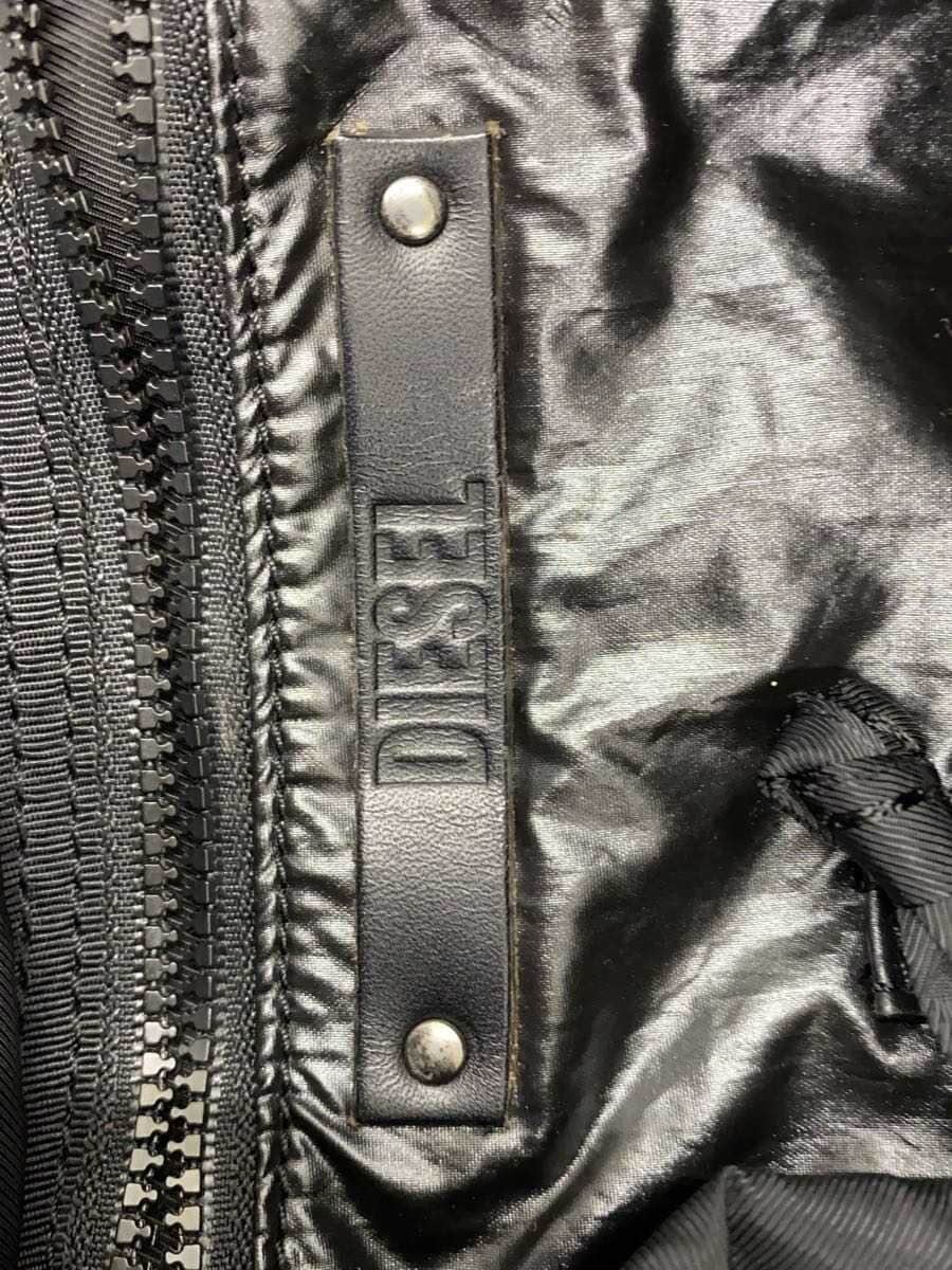 DIESEL Tote Bag Patent Leather BLK Solid 5