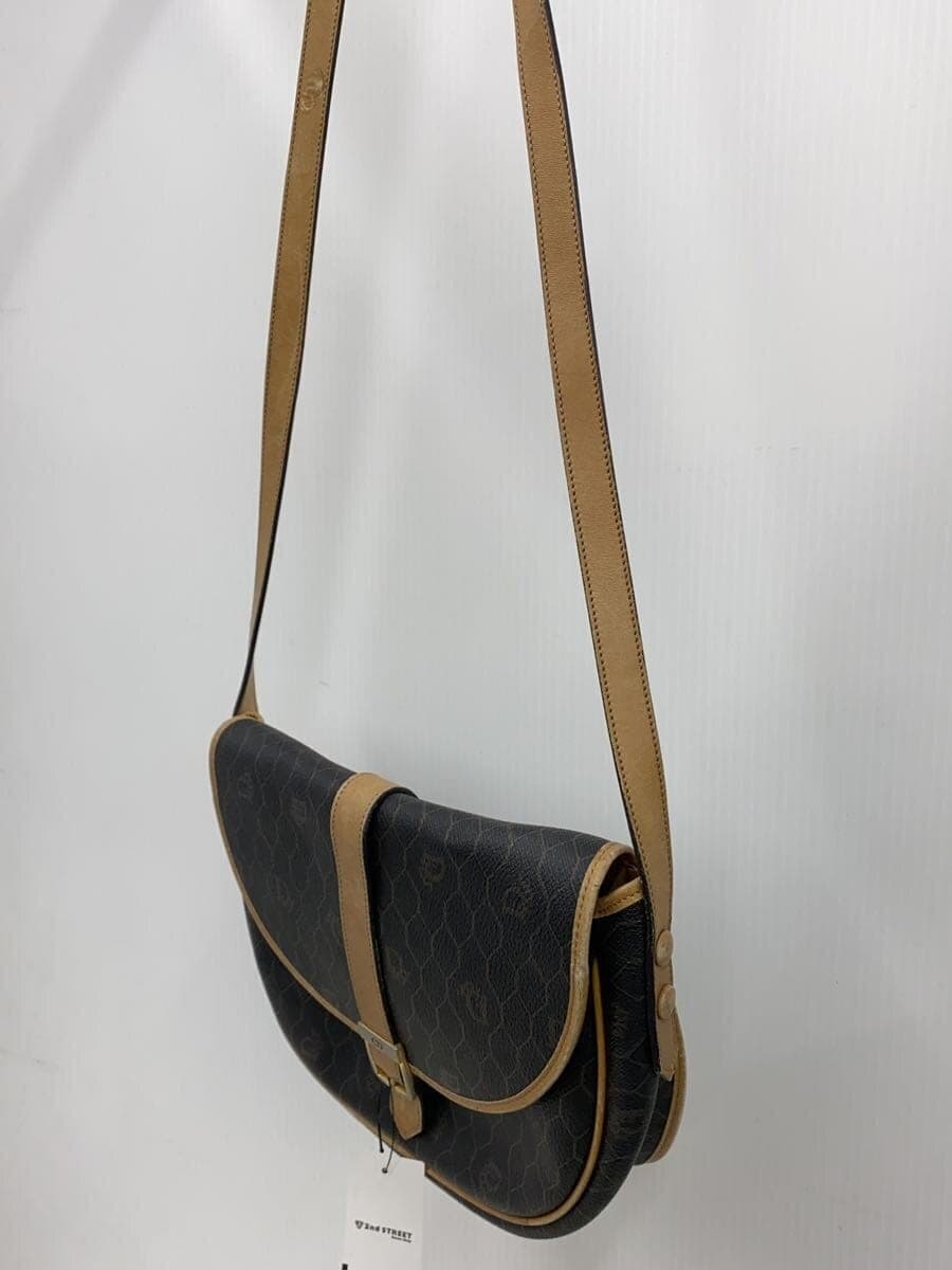 Christian Dior Honeycomb Pattern Shoulder Bag Leather BRW 2