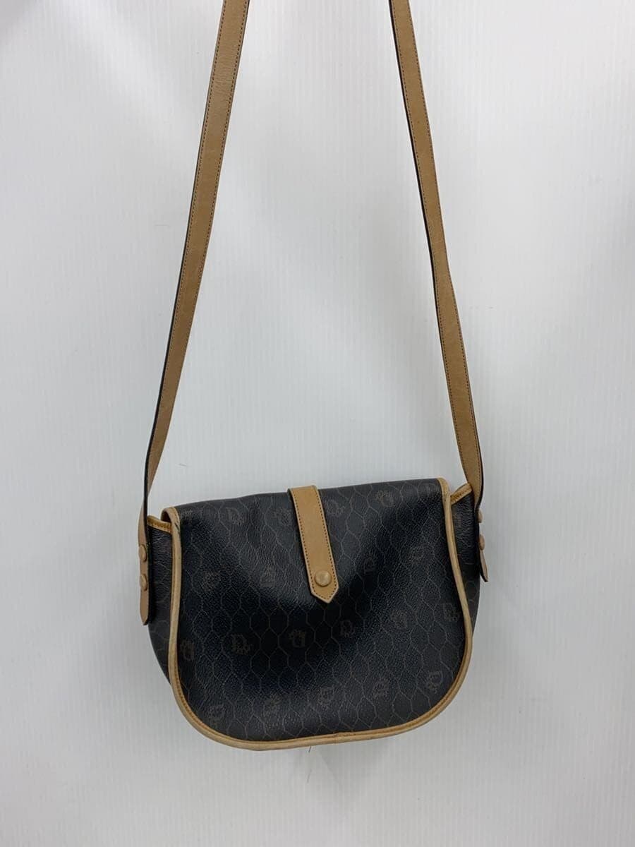 Christian Dior Honeycomb Pattern Shoulder Bag Leather BRW 3