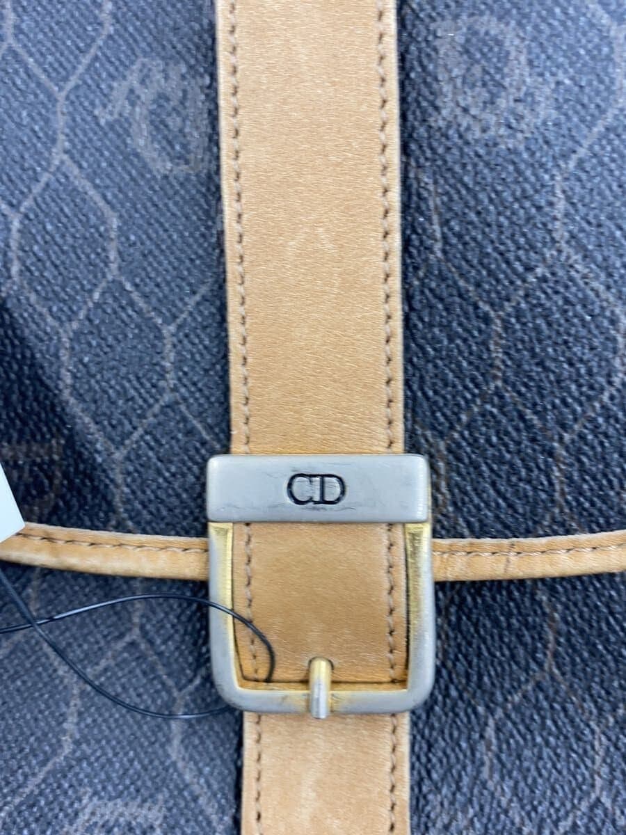 Christian Dior Honeycomb Pattern Shoulder Bag Leather BRW 5