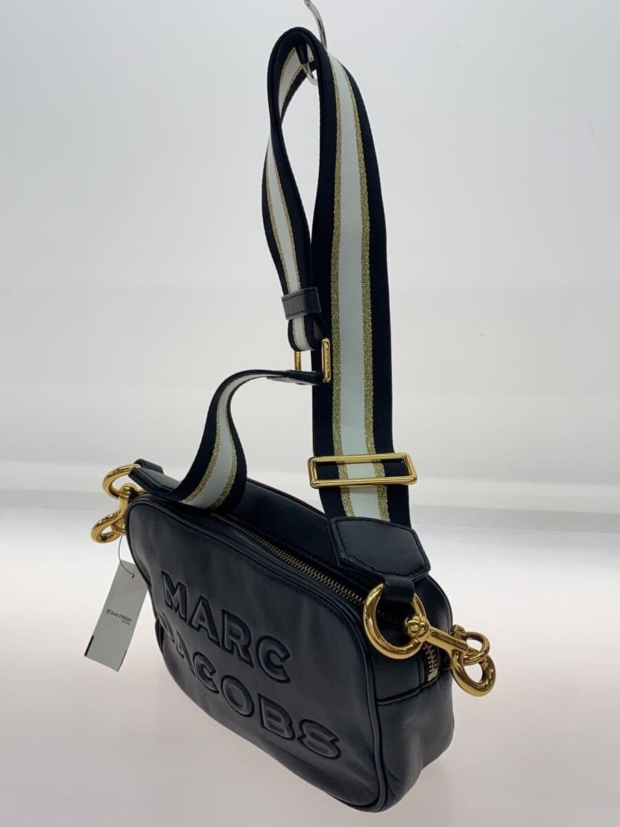 MARC JACOBS The Flash Shoulder Bag Leather BLK Solid 2