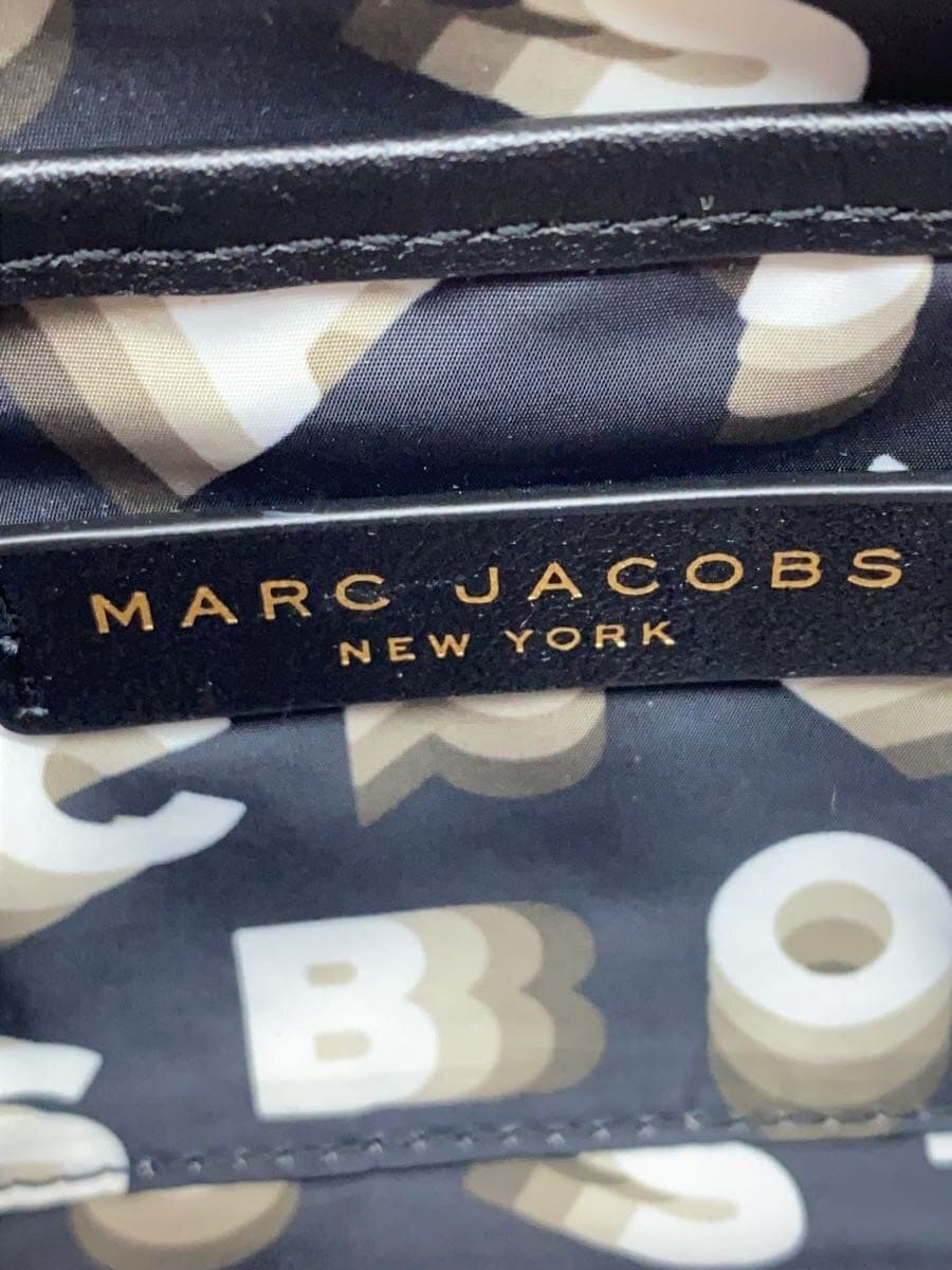 MARC JACOBS The Flash Shoulder Bag Leather BLK Solid 5