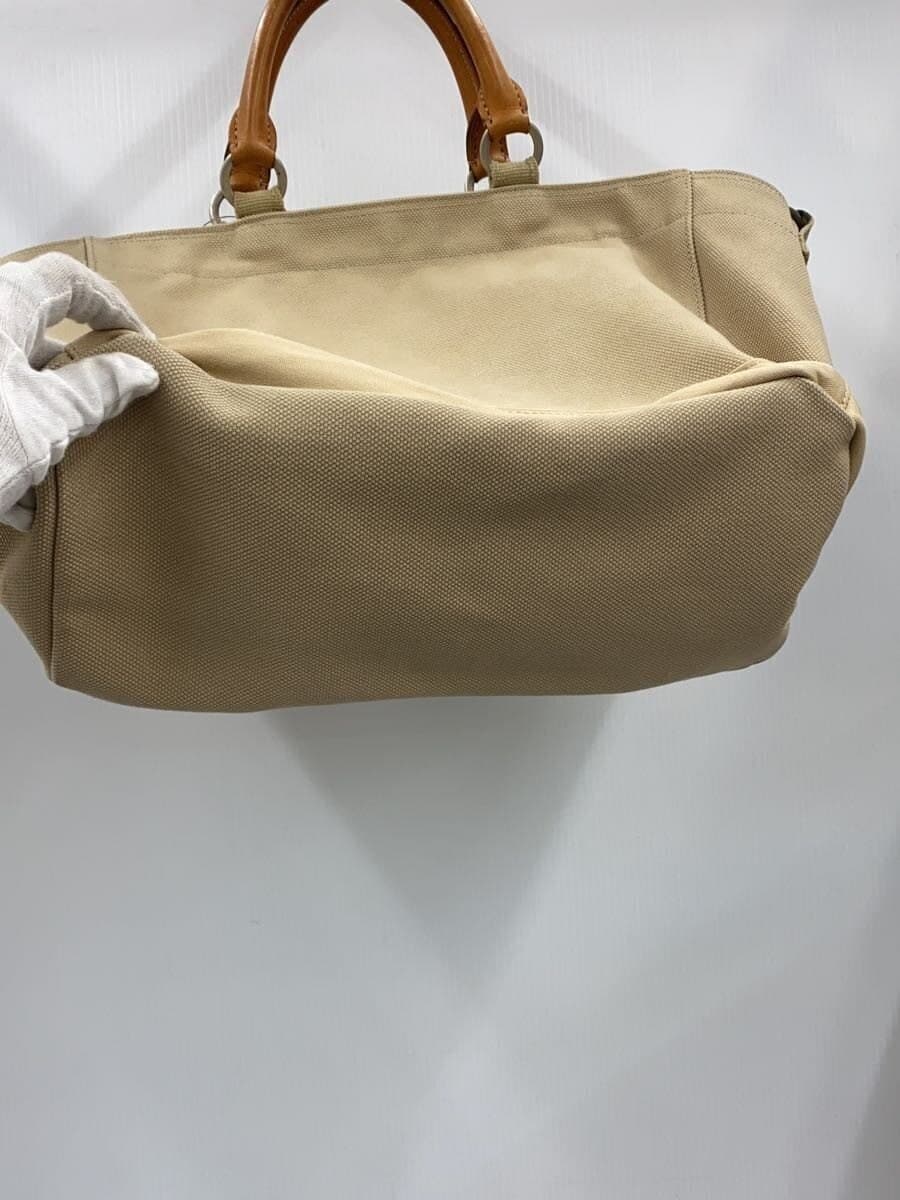 LUGGAGE LABEL Tote Bag Canvas BEG Plain 4