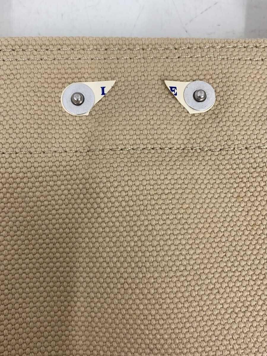 LUGGAGE LABEL Tote Bag Canvas BEG Plain 7