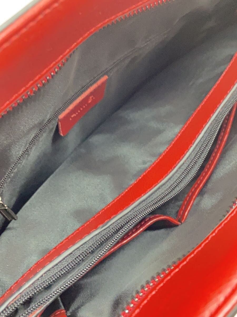 Other Brand A.M.S Tote Bag Leather RED 6