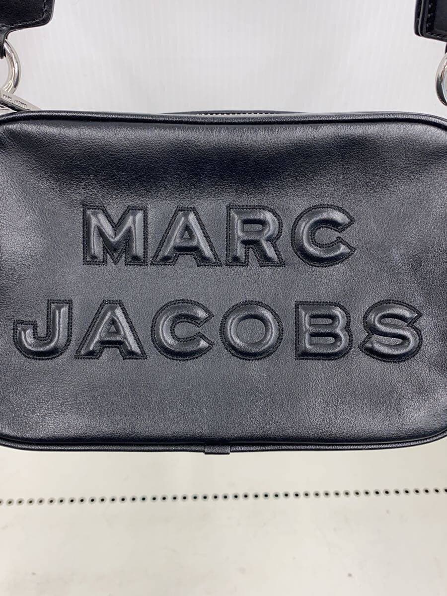 MARC JACOBS Shoulder Bag Leather Black Solid Color 5