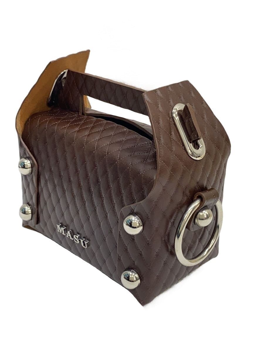 MASU25AW Leather Cake Bag Leather BRW M25F9OJ008 2