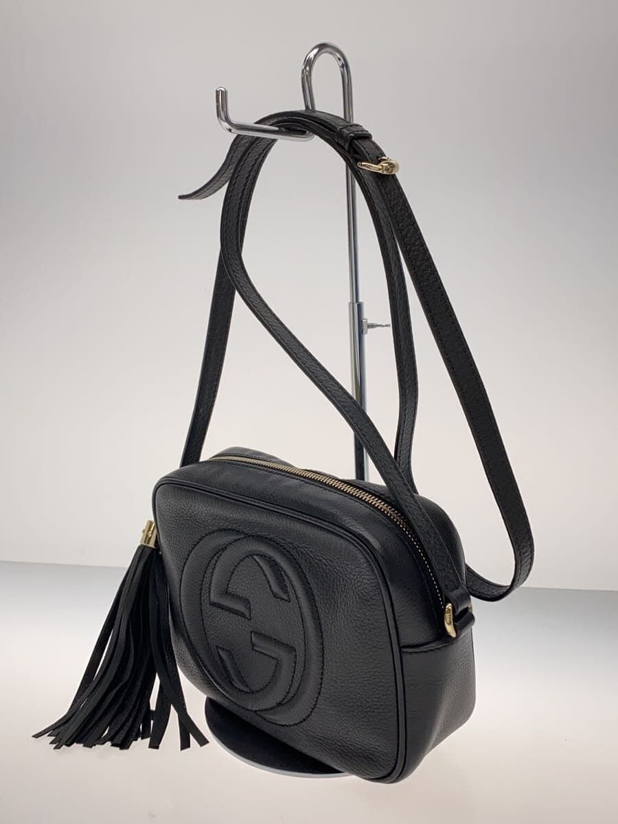GUCCI Small Disco Bag_SoHo Leather BLK 2