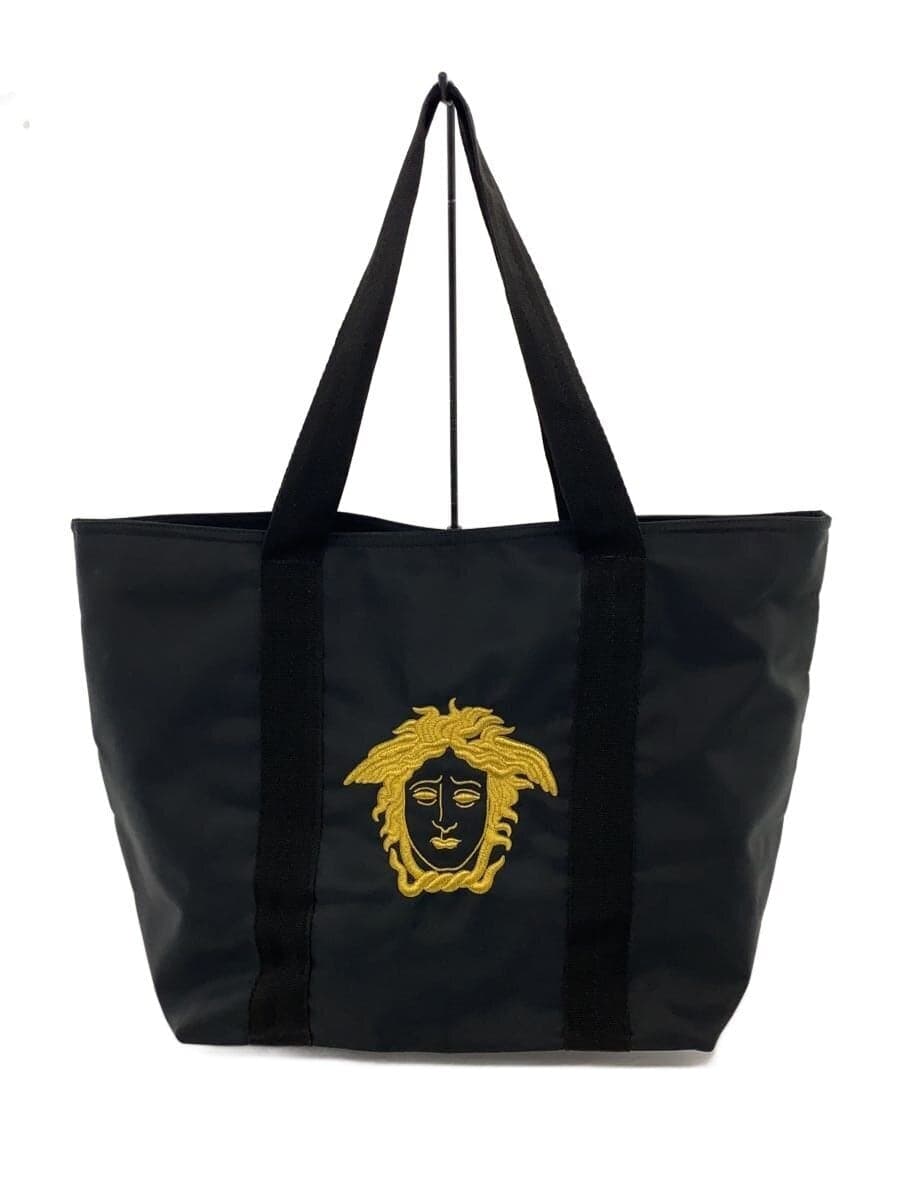 GIANNI VERSACE tote bag nylon BLK