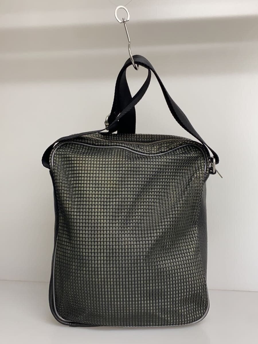 DIESEL Shoulder Bag Leather BLK 3