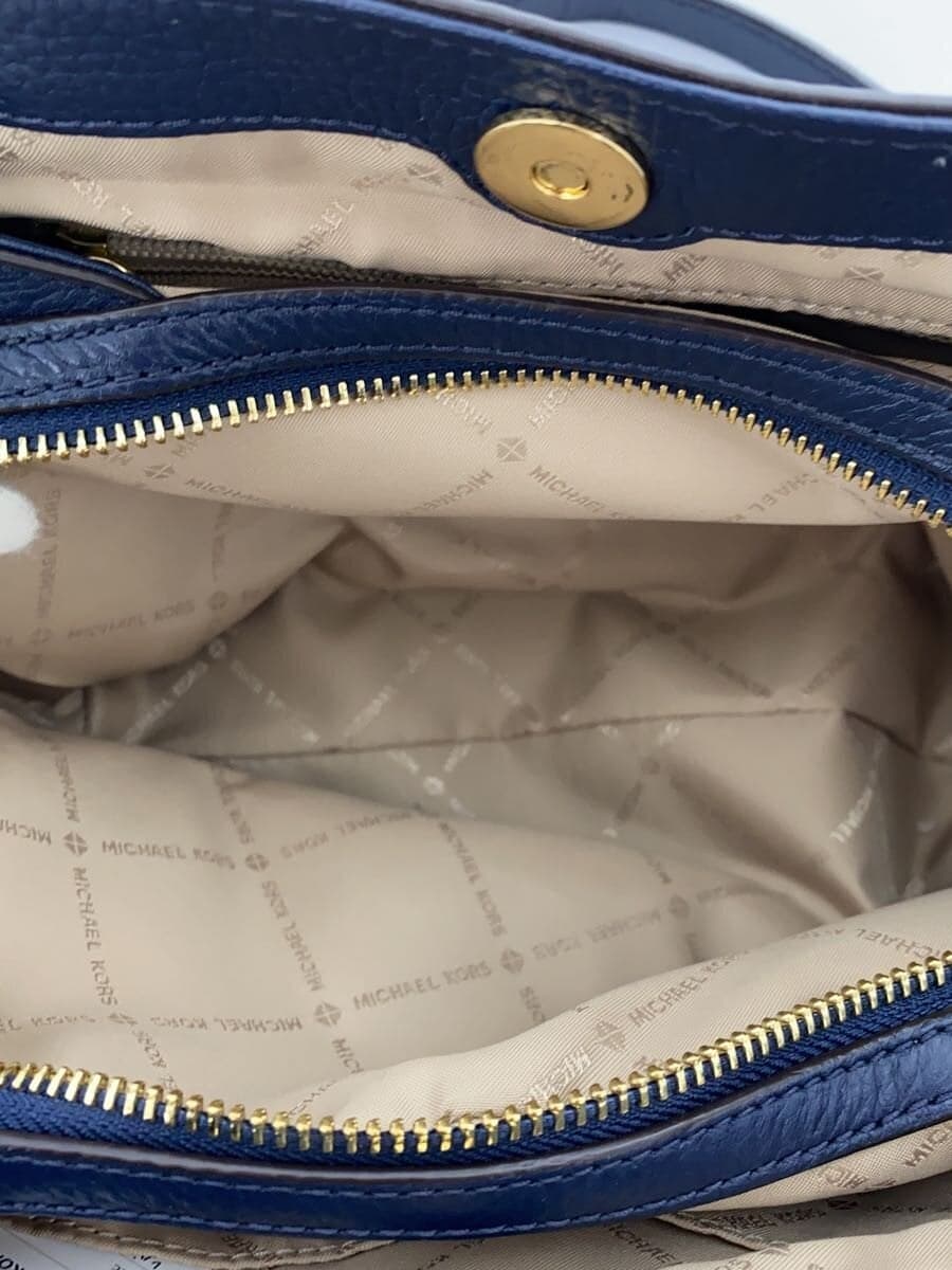 MICHAEL KORS Shoulder Bag Leather NVY Solid 35T9GTTM6L 6