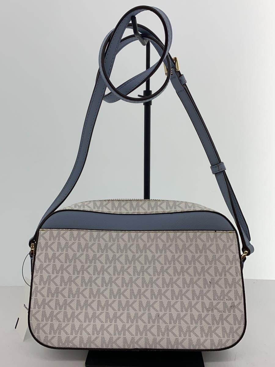 MICHAEL KORS Shoulder Bag Leather WHT All-over Pattern AC-2102 3