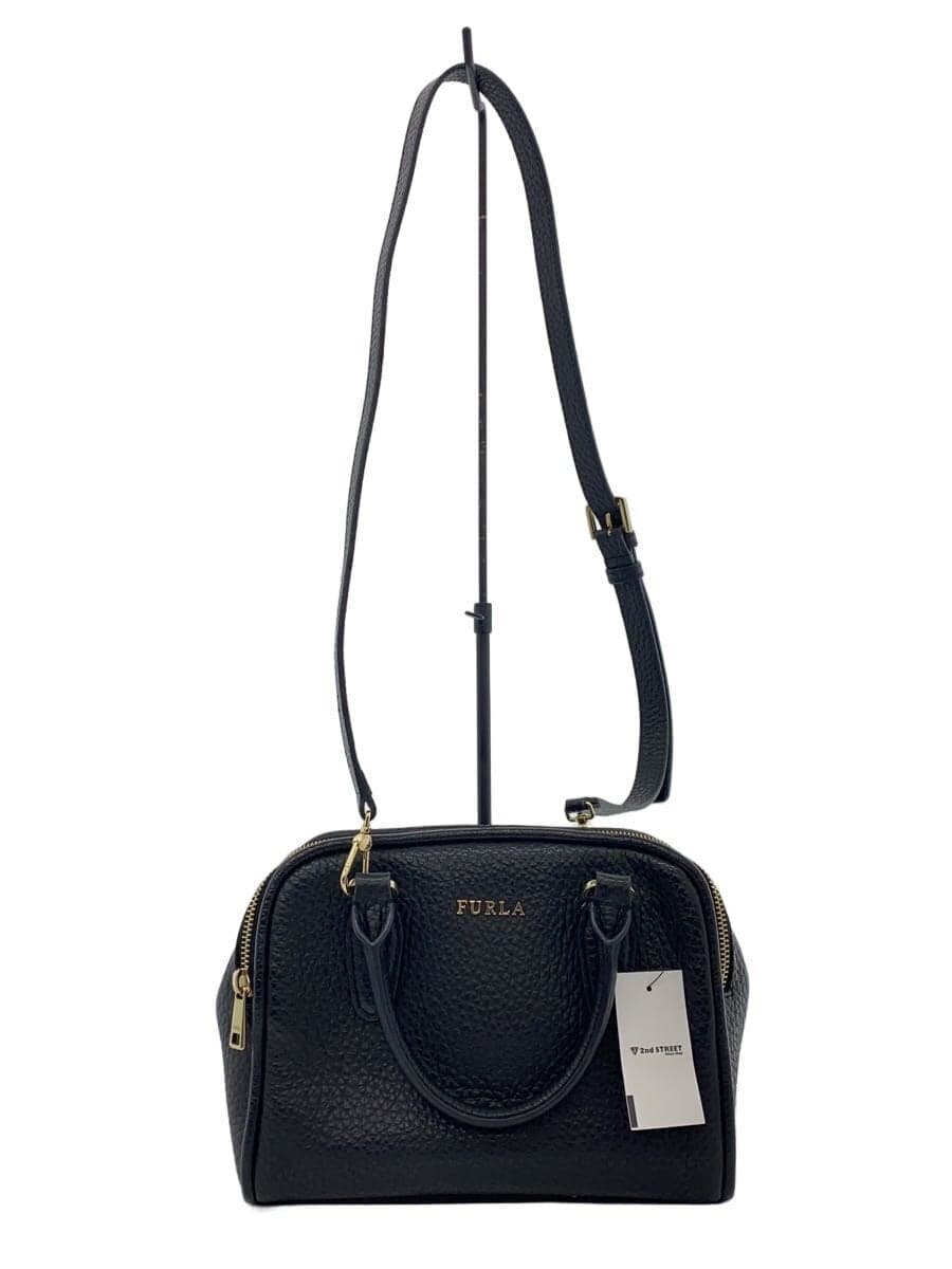 FURLA shoulder bag leather BLK 8050560607968