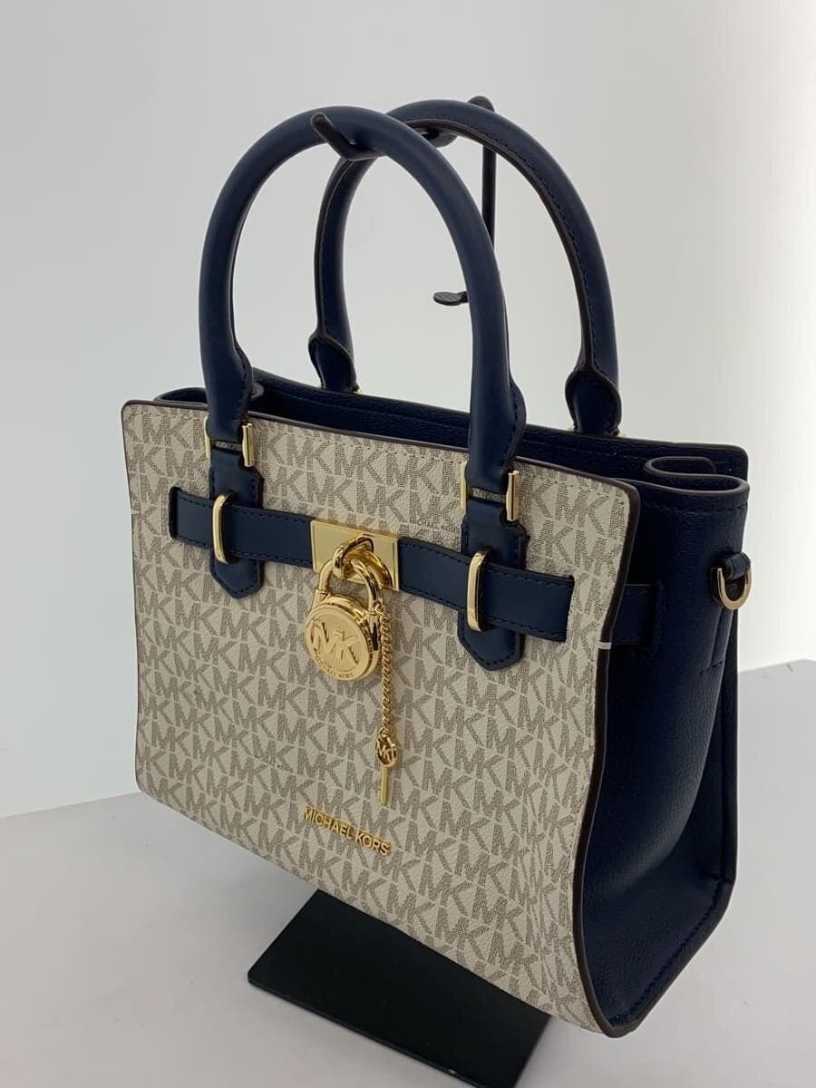 MICHAEL KORS Handbag Leather BRW All-over pattern OA-2309 2