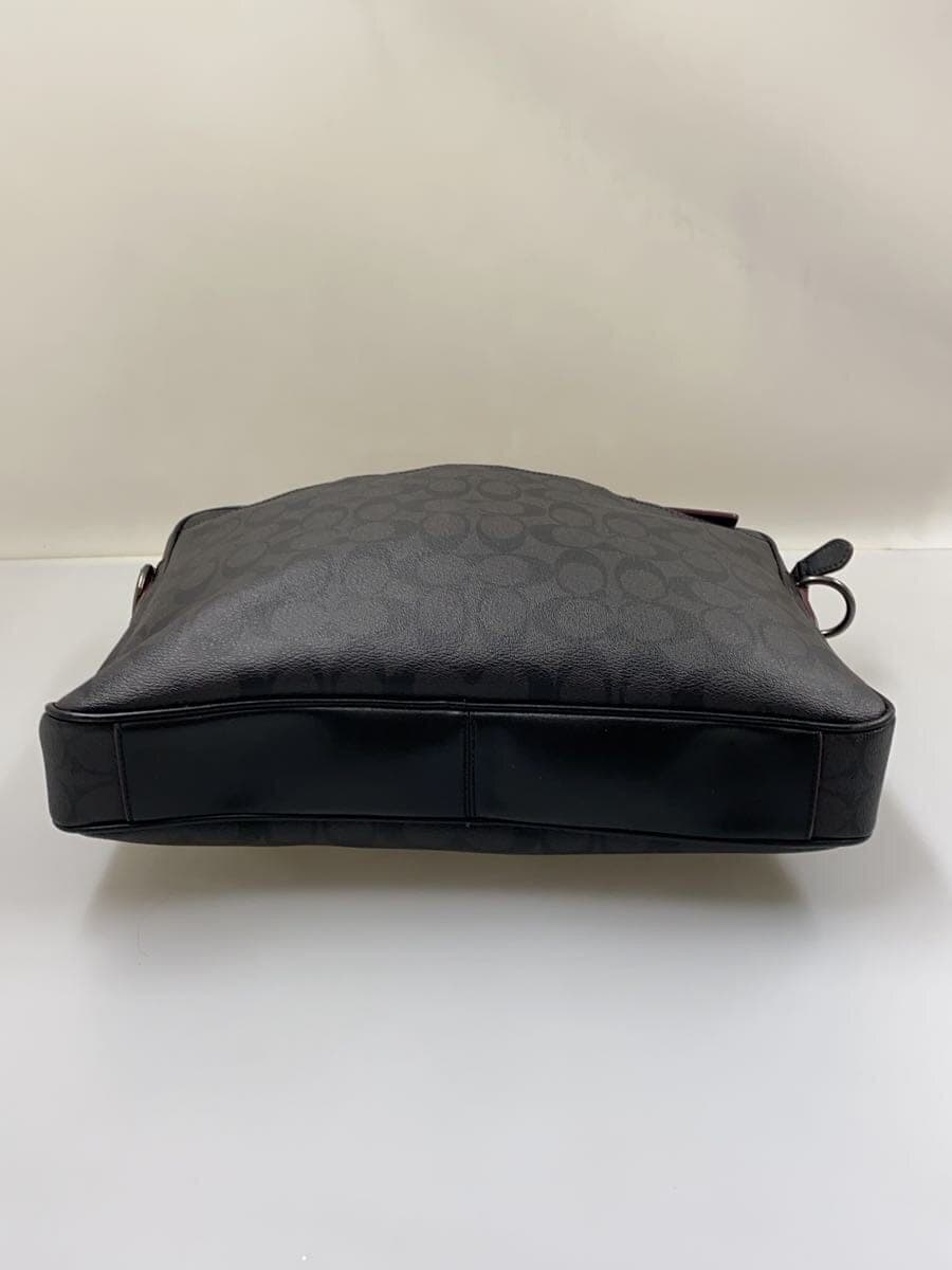 COACH Briefcase Leather BLK All-over pattern F73420 4