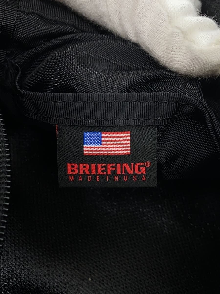 BRIEFING shoulder bag -- BLK plain 5