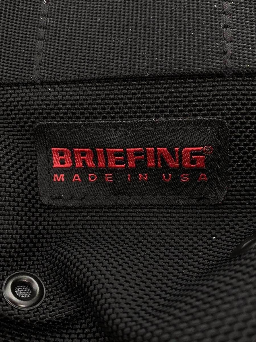 BRIEFING shoulder bag -- BLK plain 6