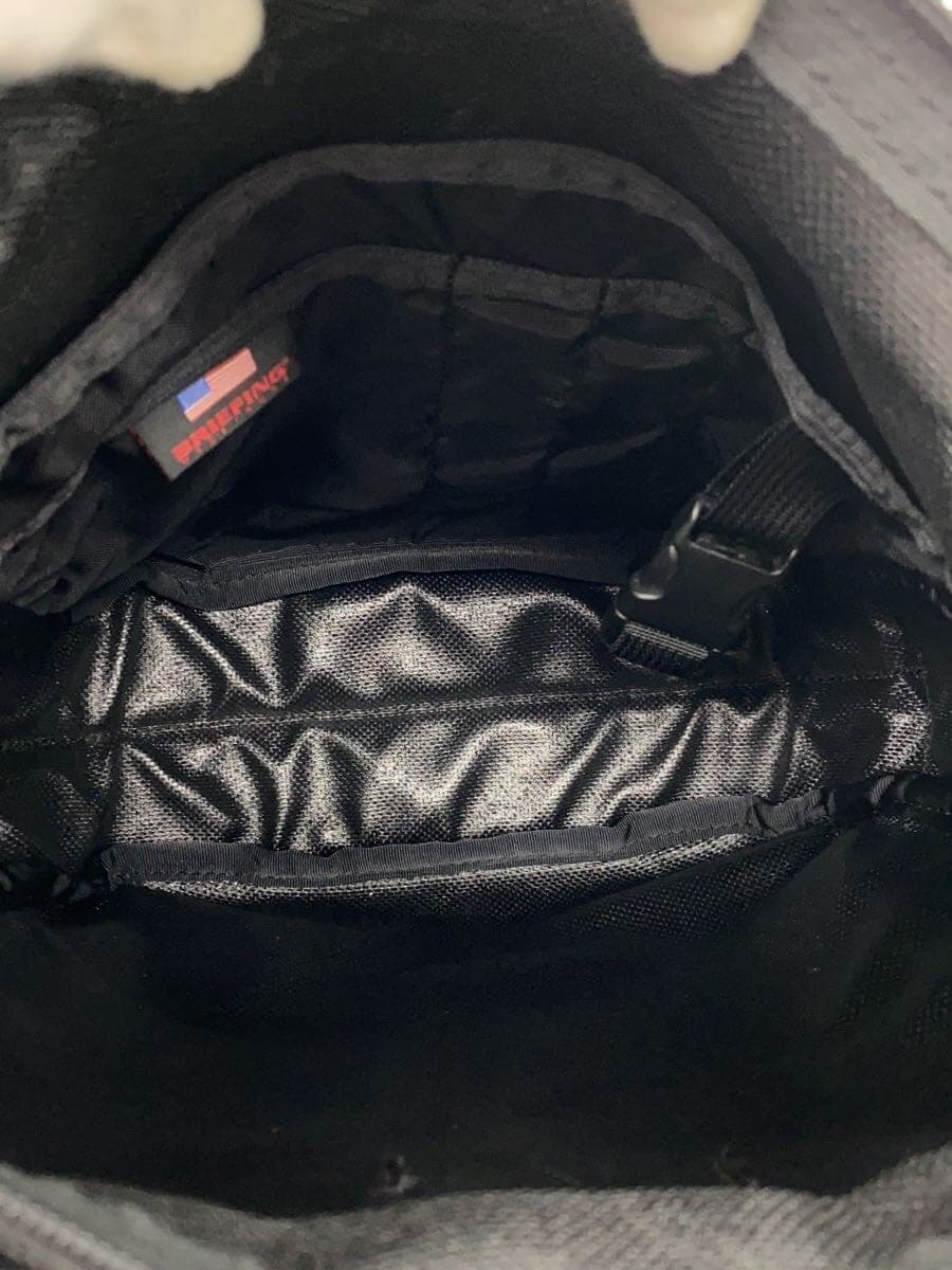 BRIEFING shoulder bag -- BLK plain 7