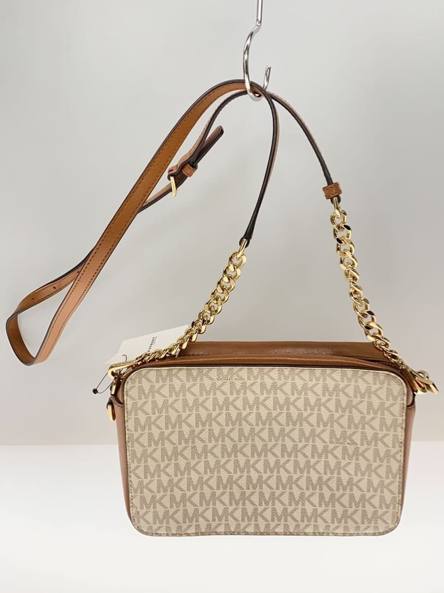 MICHAEL KORS Shoulder Bag PVC WHT Monogram 32F8GF5M2B 3