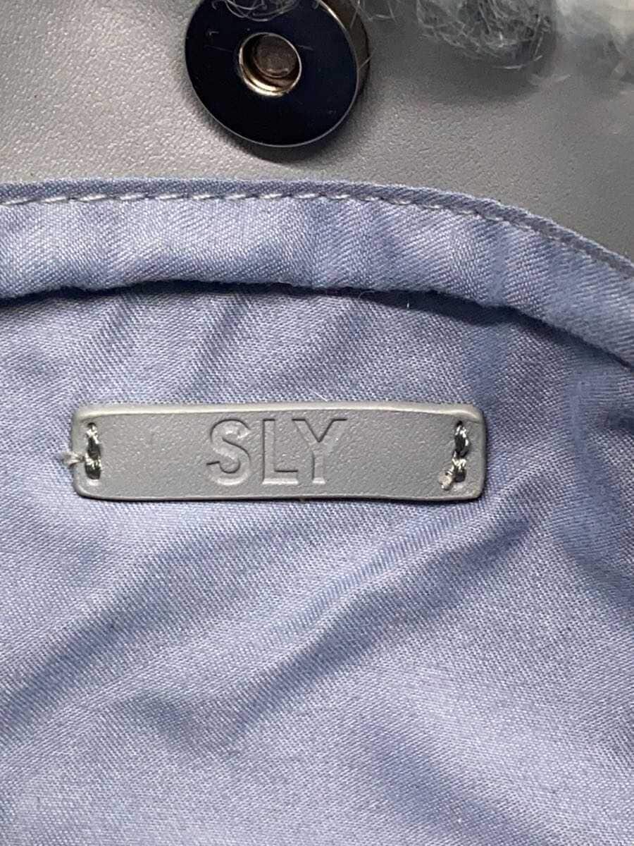 SLYBOA HANDLE BAG Handbag Polyester Blue Solid 5