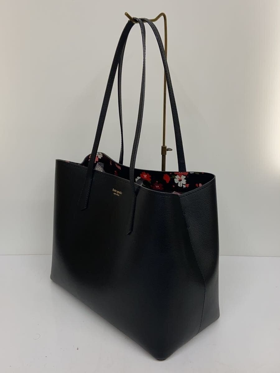 kate spade new york tote bag cherry blossom black plain 2