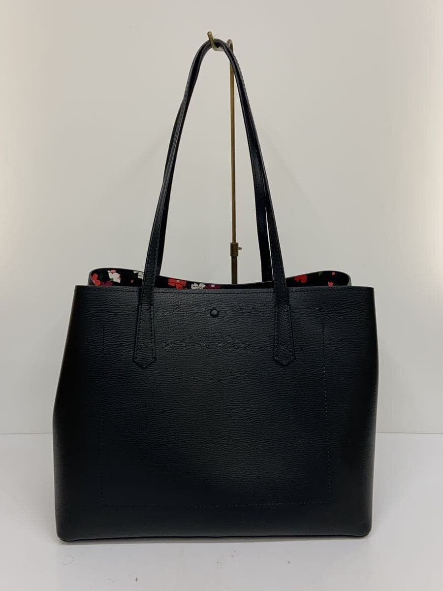 kate spade new york tote bag cherry blossom black plain 3