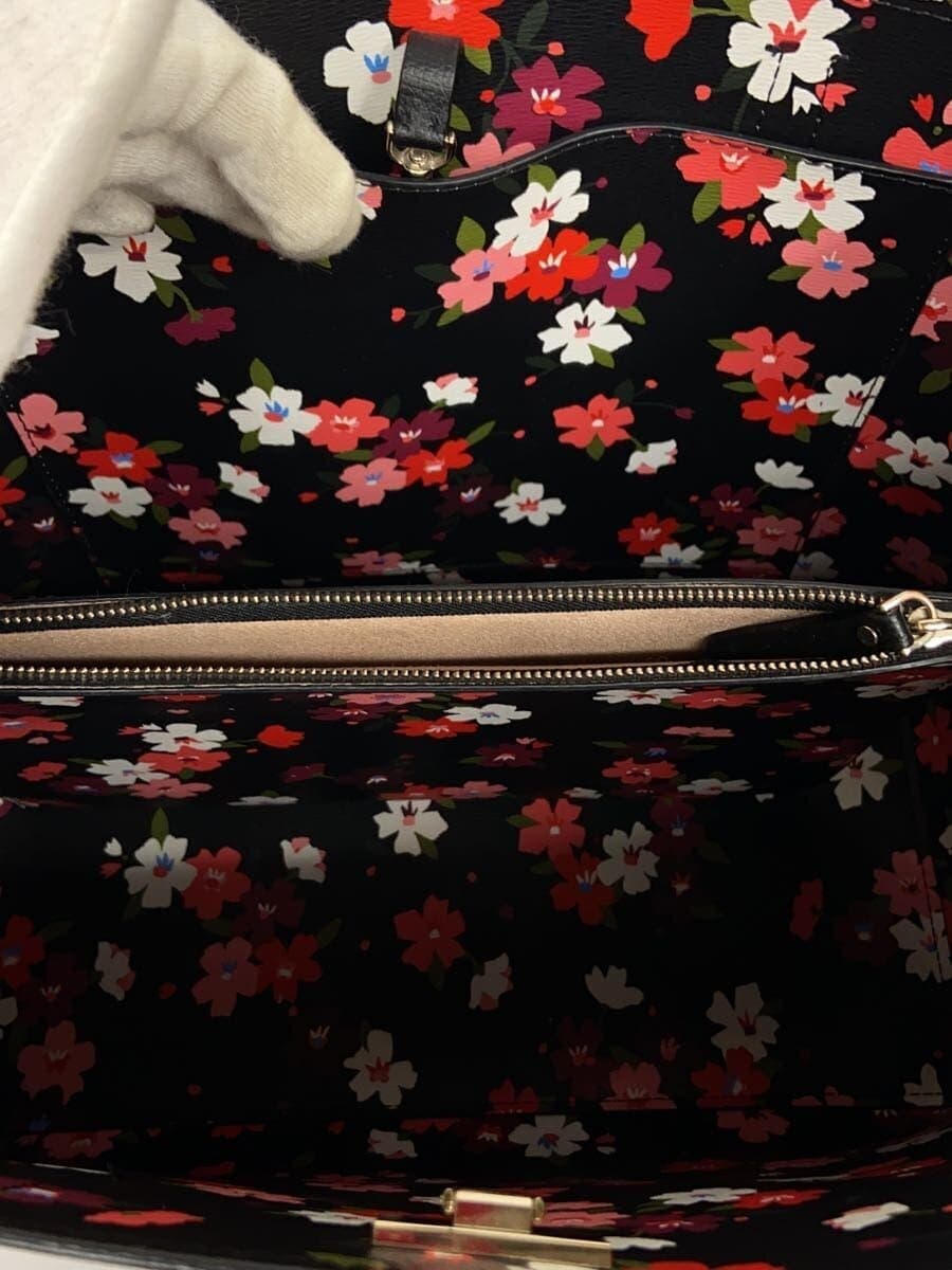kate spade new york tote bag cherry blossom black plain 6