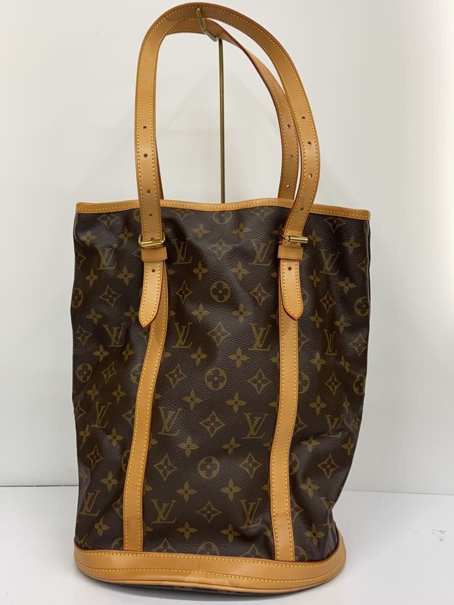 LOUIS VUITTON Bucket GM_Monogram Canvas PVC BRW Monogram 3