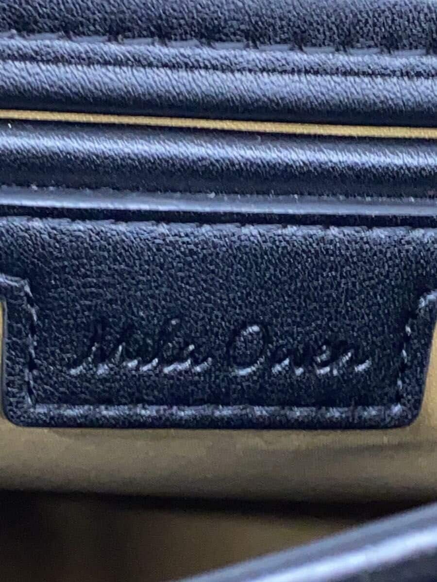 Mila Owen Wide Shoulder Padlock Handbag Faux Leather Black Solid 5