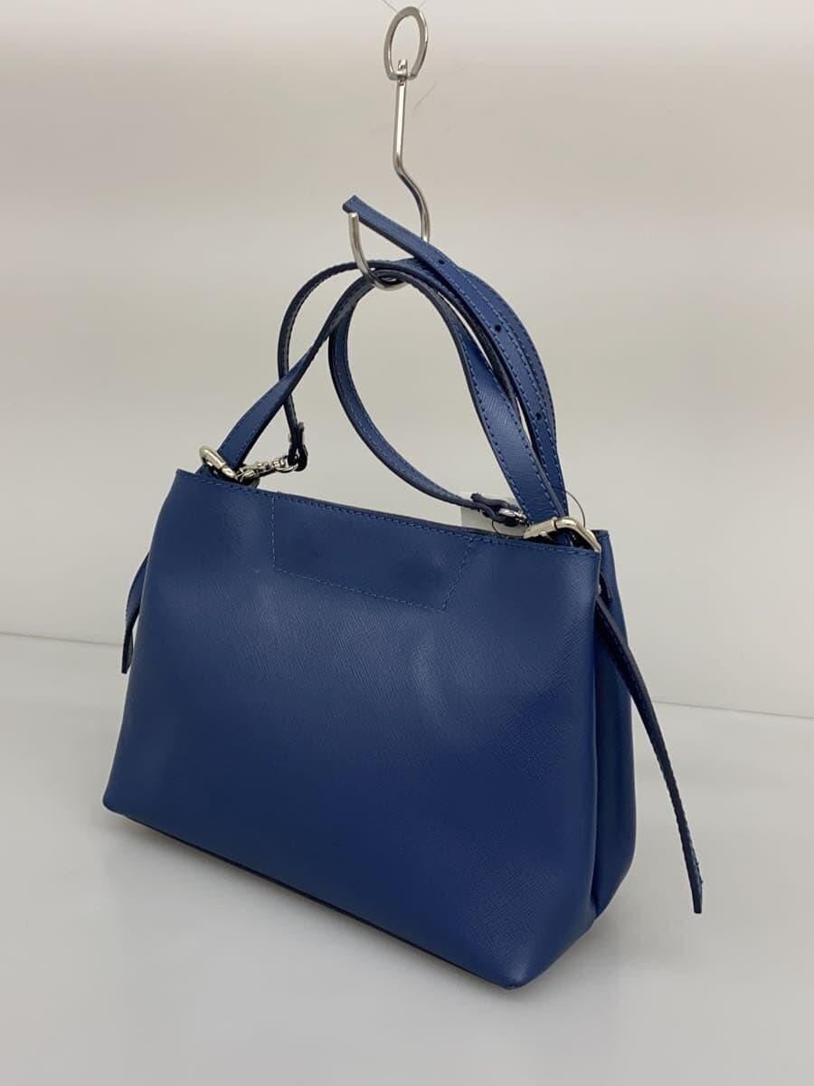 GIANNI NOTARO Shoulder Bag Leather NVY Solid 2