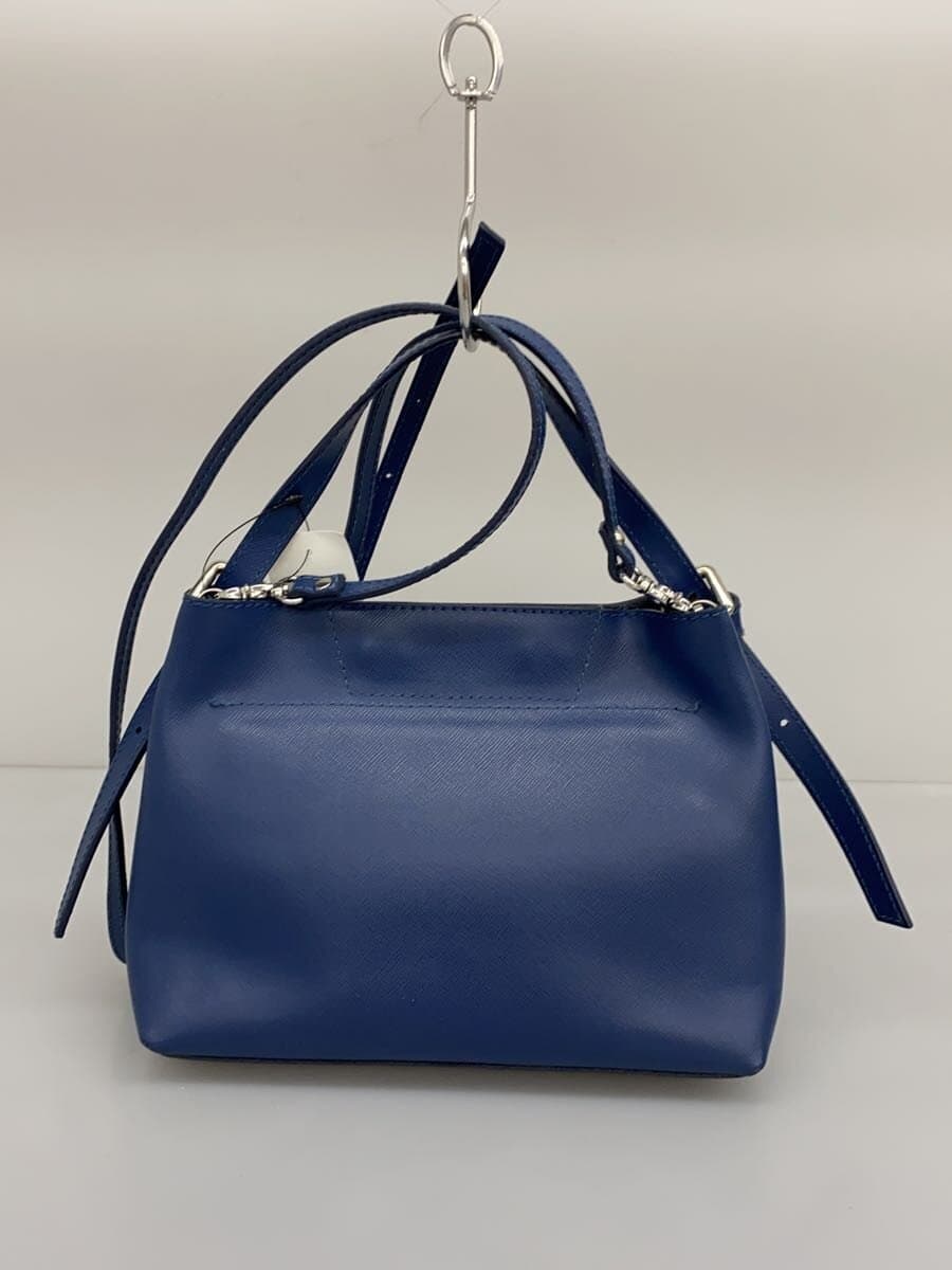 GIANNI NOTARO Shoulder Bag Leather NVY Solid 3