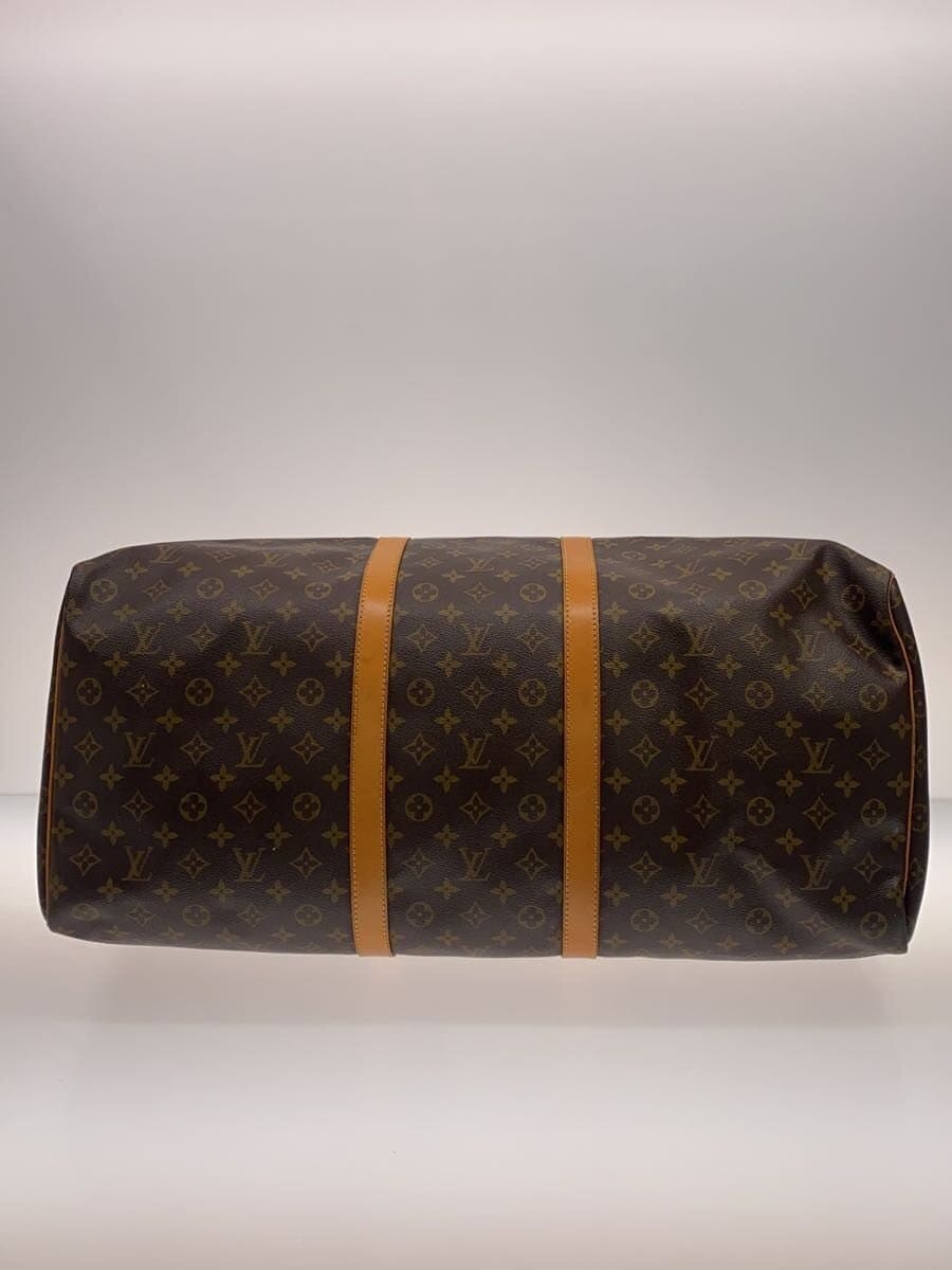 LOUIS VUITTON Keepall 60_Monogram Canvas PVC BRW All Over Pattern 4