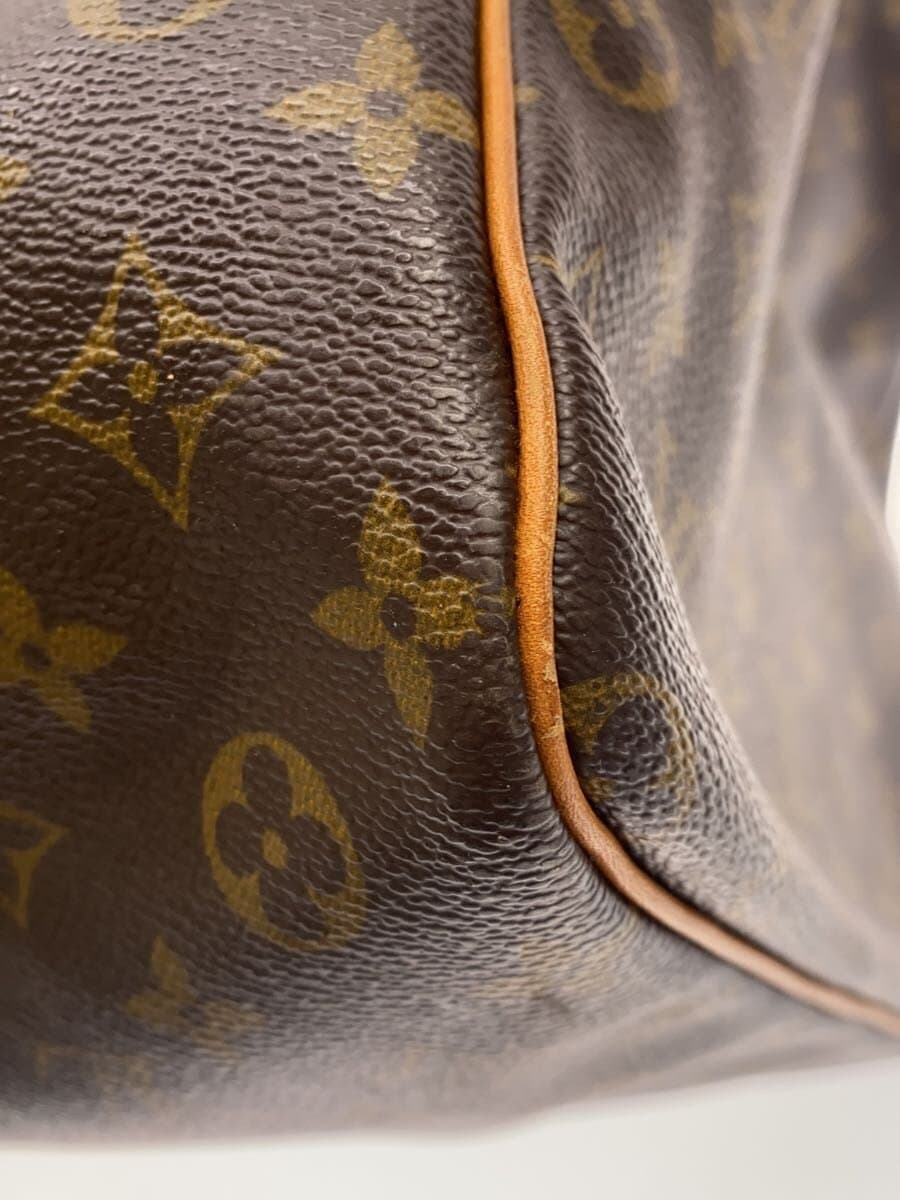 LOUIS VUITTON Keepall 60_Monogram Canvas PVC BRW All Over Pattern 9