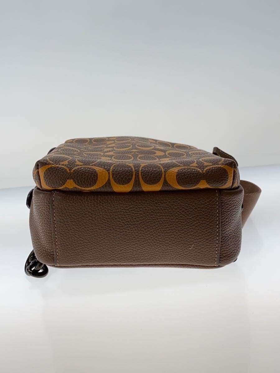 COACH Shoulder Bag Leather BRW All Over Pattern B2247-CA286 4