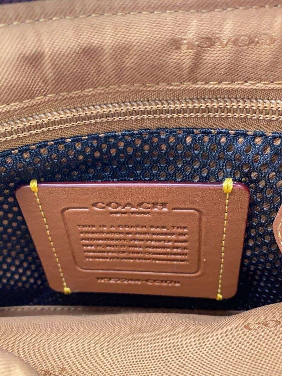 COACH Shoulder Bag Leather BRW CC078 5