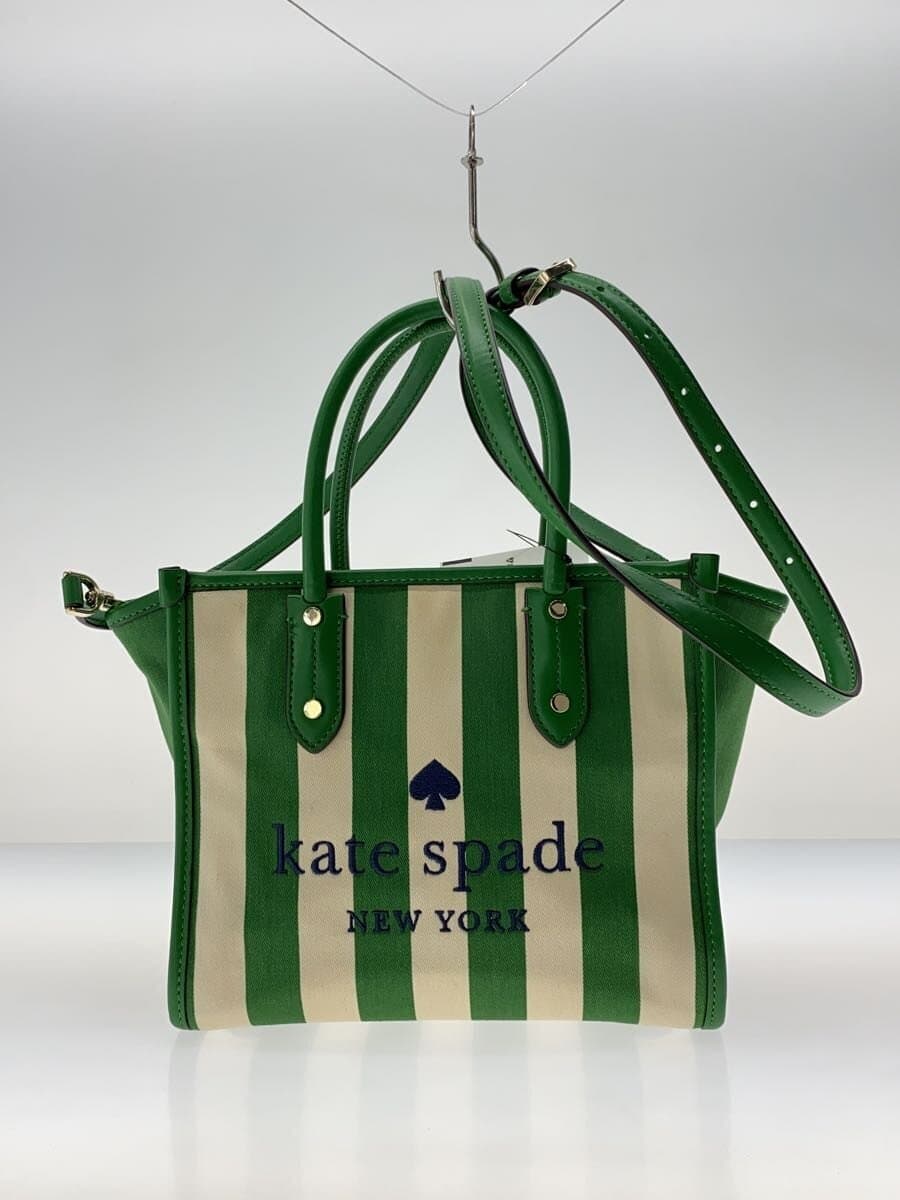kate spade new york Handbag Canvas GRN Stripe K6079
