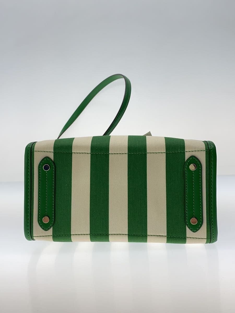 kate spade new york Handbag Canvas GRN Stripe K6079 4