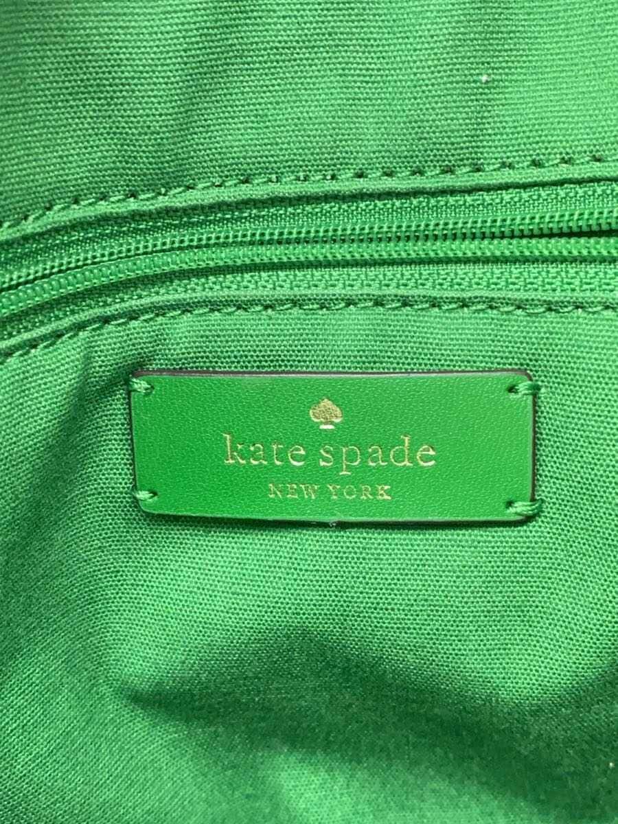 kate spade new york Handbag Canvas GRN Stripe K6079 5