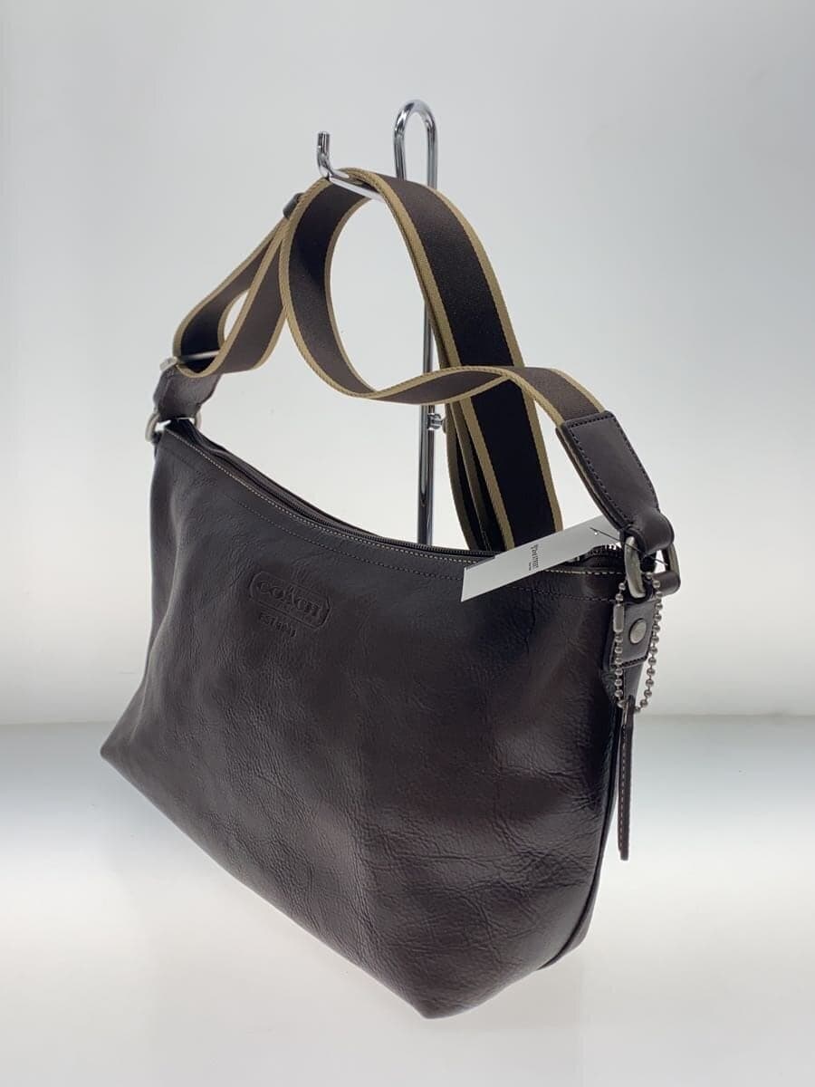 COACH Shoulder Bag Leather BRW F70559 HERITAGE WEB LEATHER SHOULDER BA 2