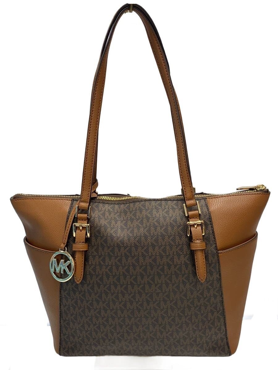 MICHAEL KORS Tote Bag PVC BRW All Over Pattern 35T0GCFT3B 3