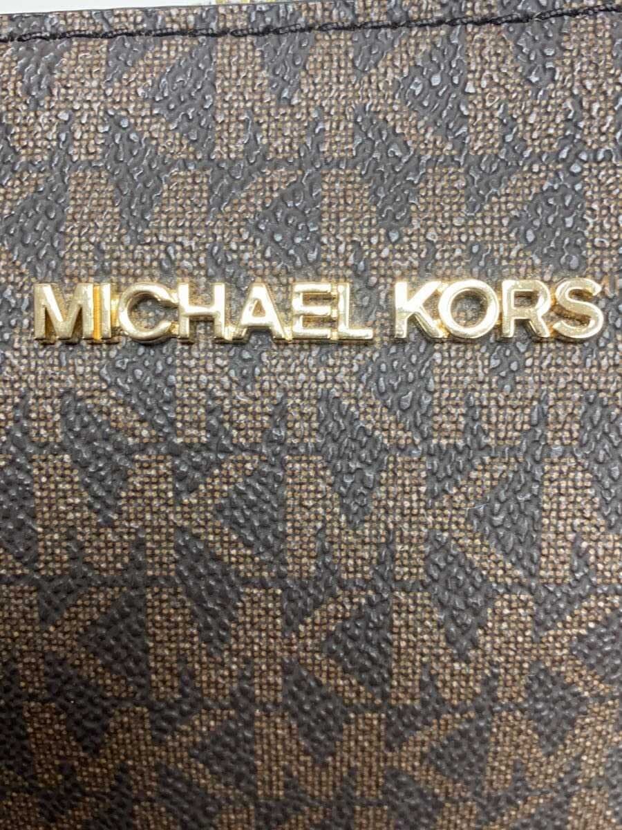 MICHAEL KORS Tote Bag PVC BRW All Over Pattern 35T0GCFT3B 5