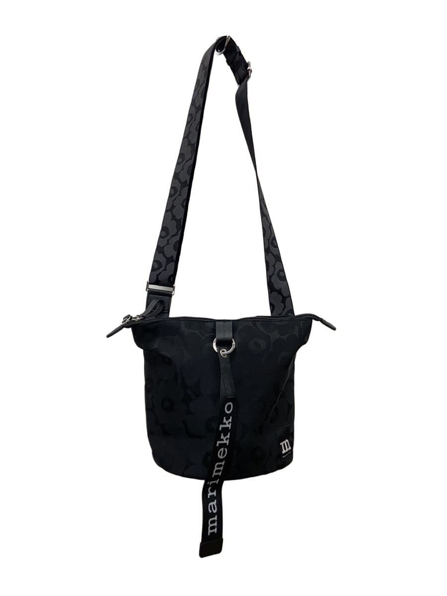 marimekko CARRY ALL UNIKKO Shoulder Bag Polyester BLK All-over print 092227