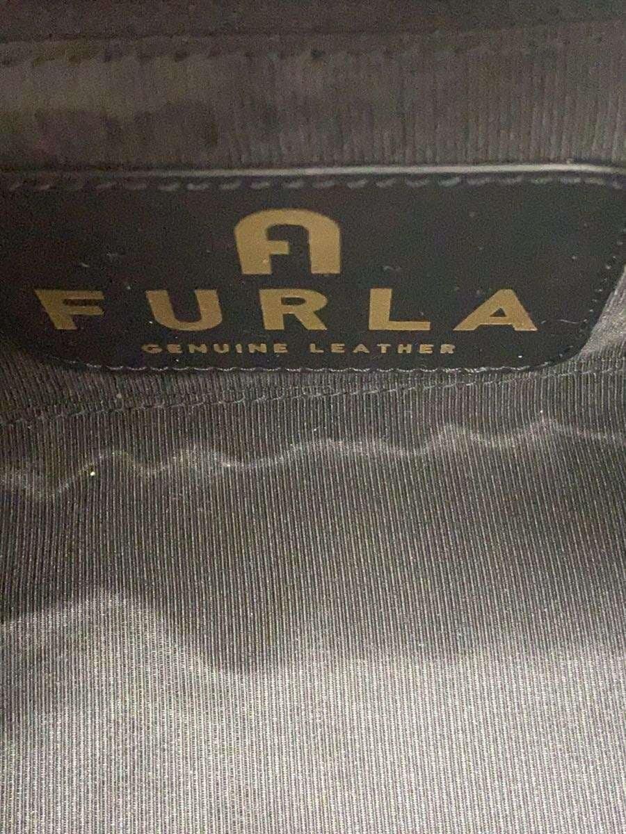 FURLAAMICA S Crossbody Shoulder Bag Leather BEG 6