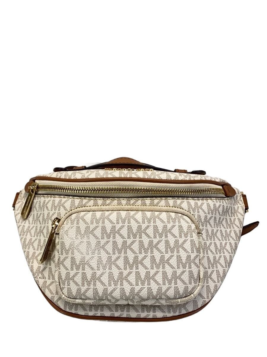 MICHAEL KORS Shoulder Bag WHT All Over Pattern 35F0GERN1B